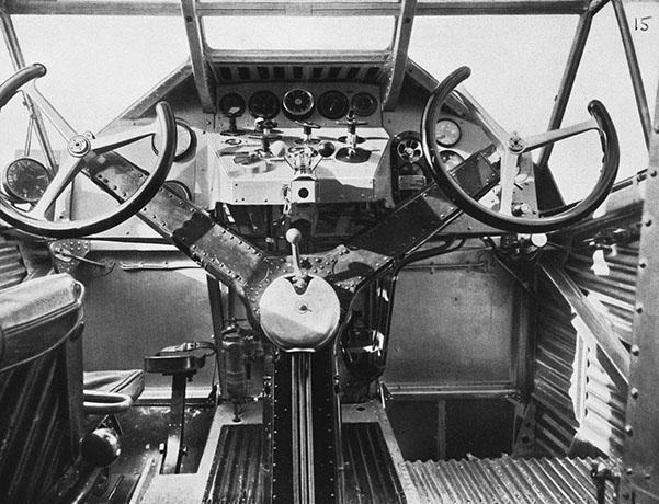 007. Cockpit Ju 52 1M, Foto: Deutsches Museum, München